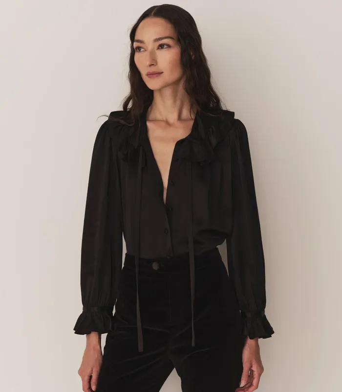 DEN Solange Top Black Women Tops