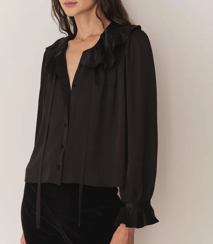 DEN Solange Top Black Women Tops