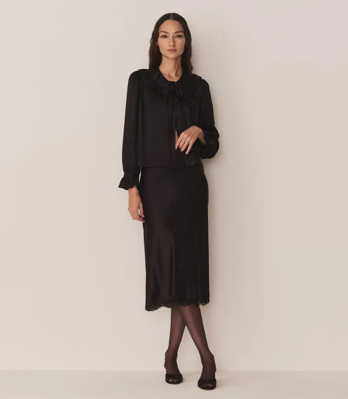DEN Solange Top Black Women Tops