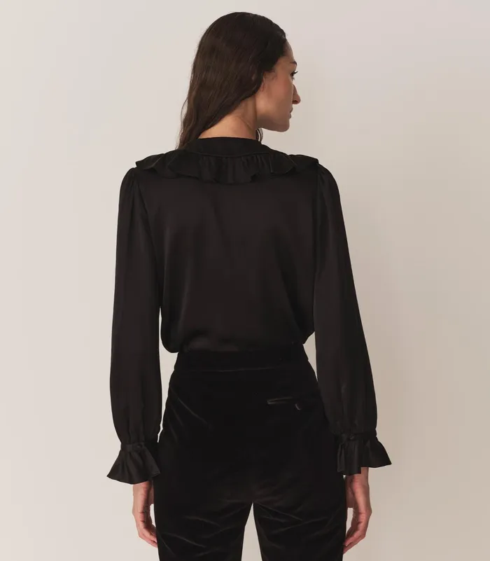 DEN Solange Top Black Women Tops