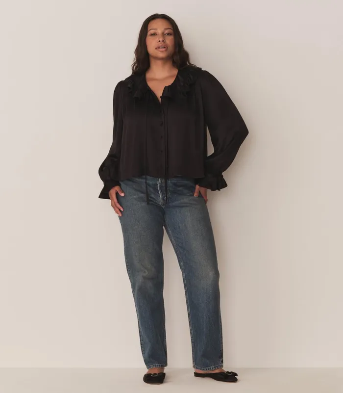 DEN Solange Top Black Women Tops