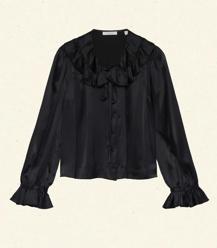 DEN Solange Top Black Women Tops