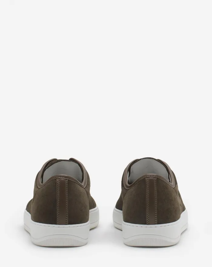 Dbb1 Leather And Suede Sneakers Khakiwhite Men Lanvin DBB1