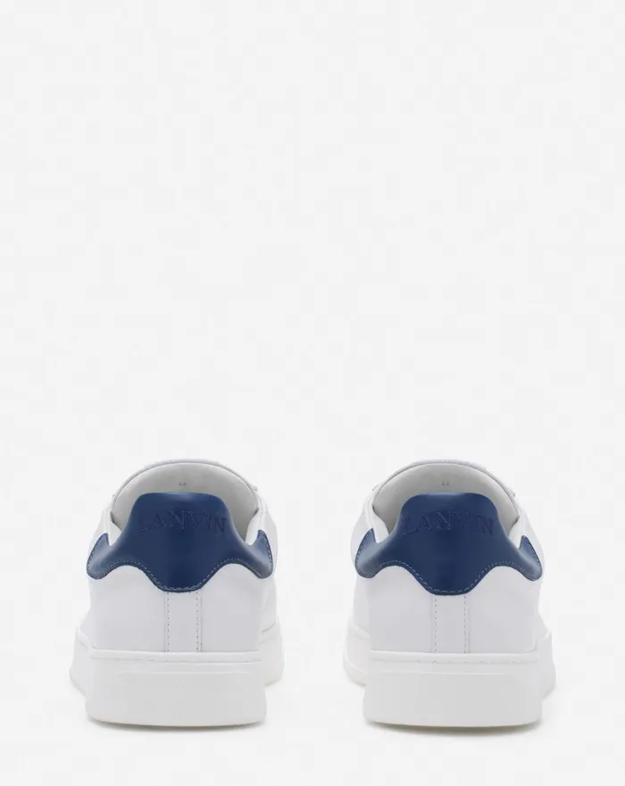 Ddb0 Leather Sneakers Whitedark Blue Men Lanvin Sneakers Ddb0 Leather Sneakers Whitedark Blue Men Lanvin Sneakers