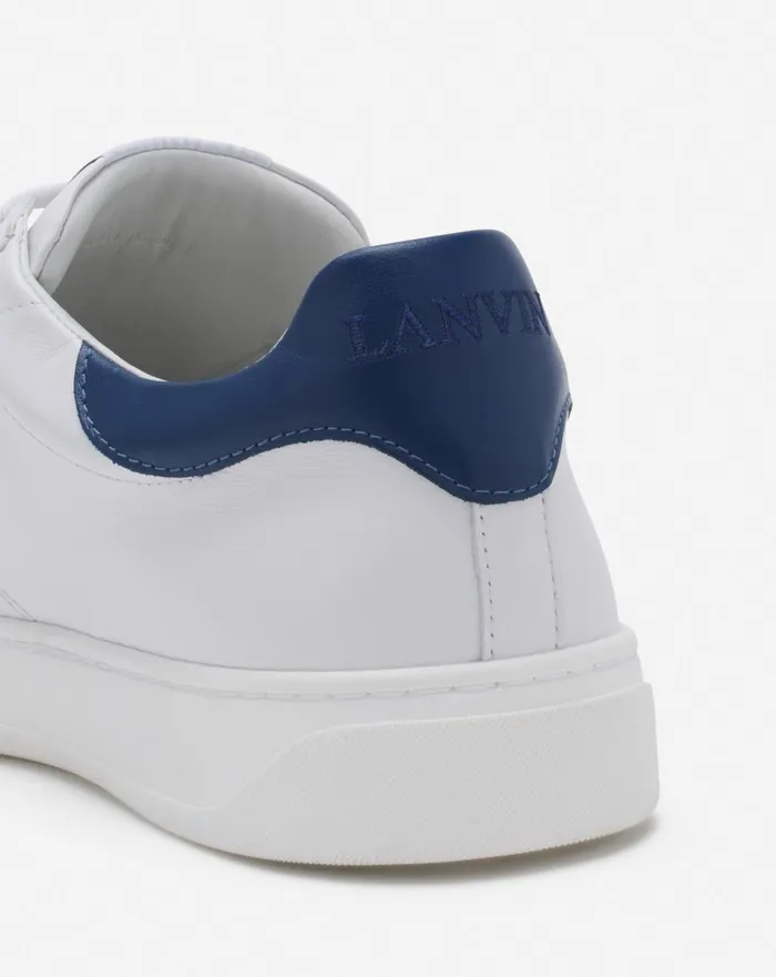 Ddb0 Leather Sneakers Whitedark Blue Men Lanvin Sneakers Ddb0 Leather Sneakers Whitedark Blue Men Lanvin Sneakers