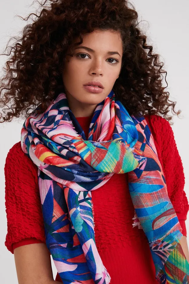 Desigual Arty Foulard Women Scarves