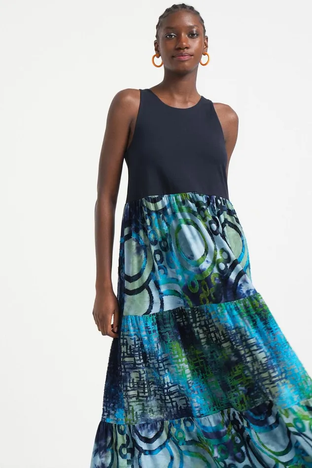 Desigual Arty Long Dress Women Dresses