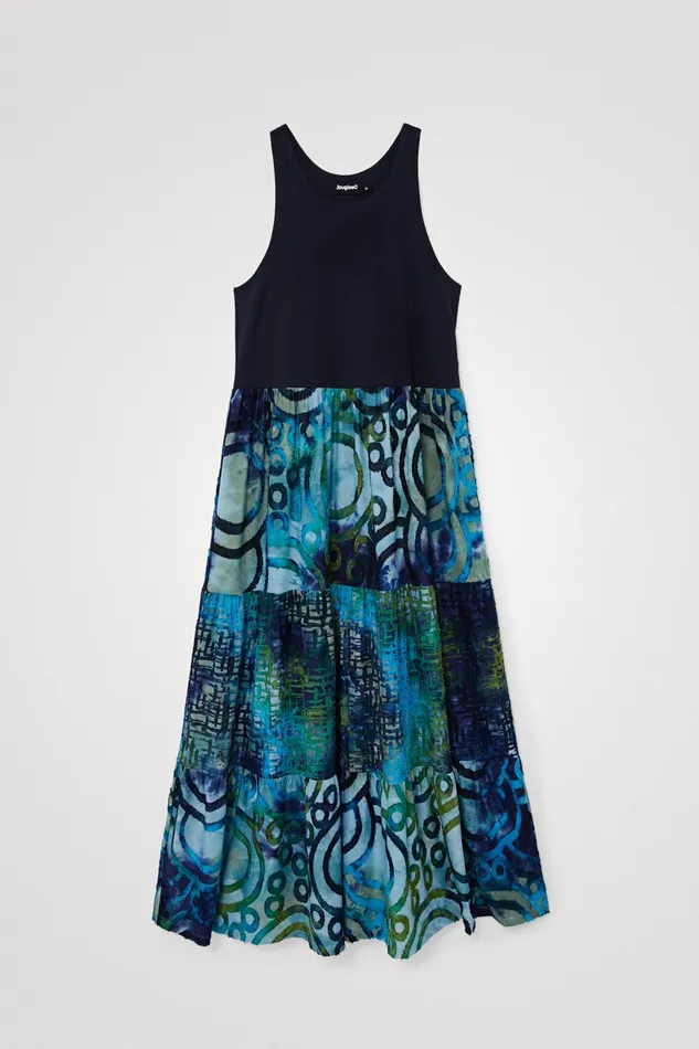 Desigual Arty Long Dress Women Dresses