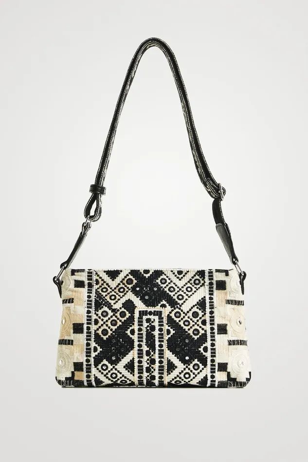 Desigual Embroidered Ethnic Sling Women Crossbody Bags
