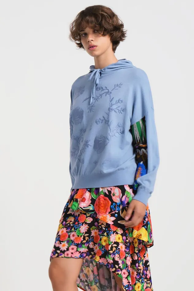 Desigual Embroidered Jumper Women Sweaters