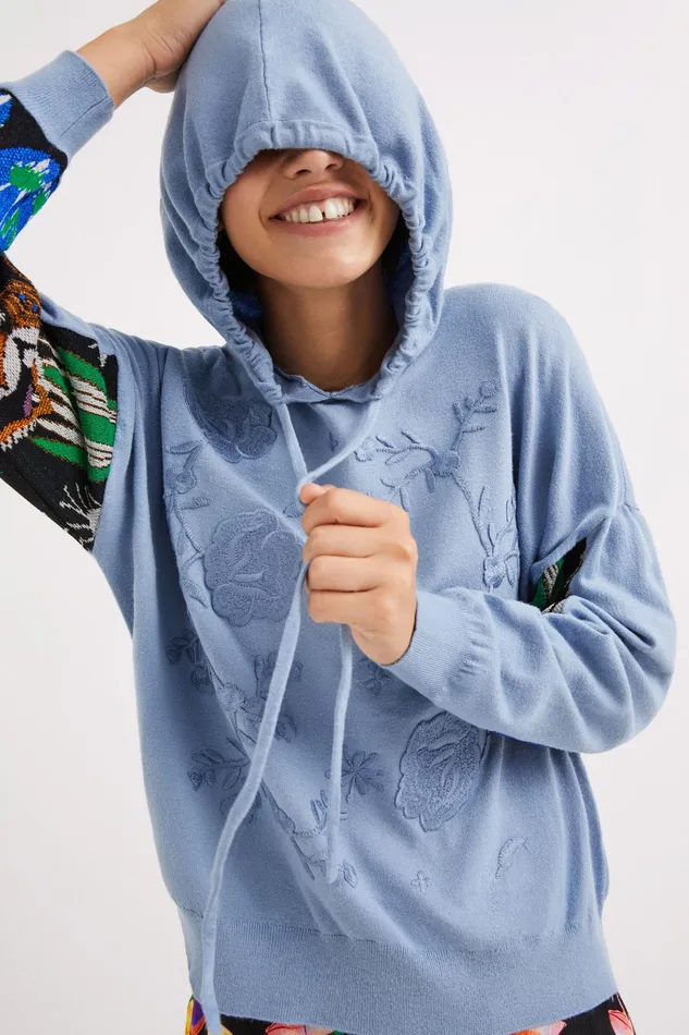 Desigual Embroidered Jumper Women Sweaters