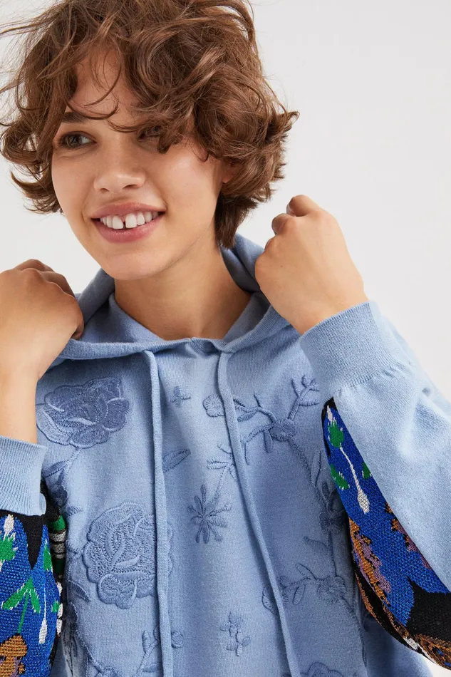 Desigual Embroidered Jumper Women Sweaters