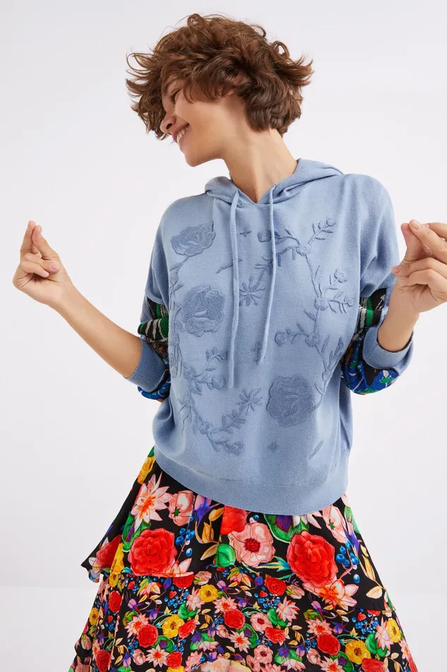 Desigual Embroidered Jumper Women Sweaters