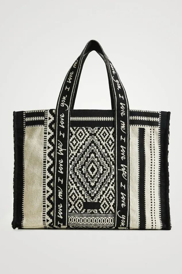 Desigual Ethnic Shopper Women Shopper and Tote Bags