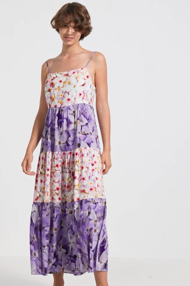 Desigual Floral Print Dress Women Dresses