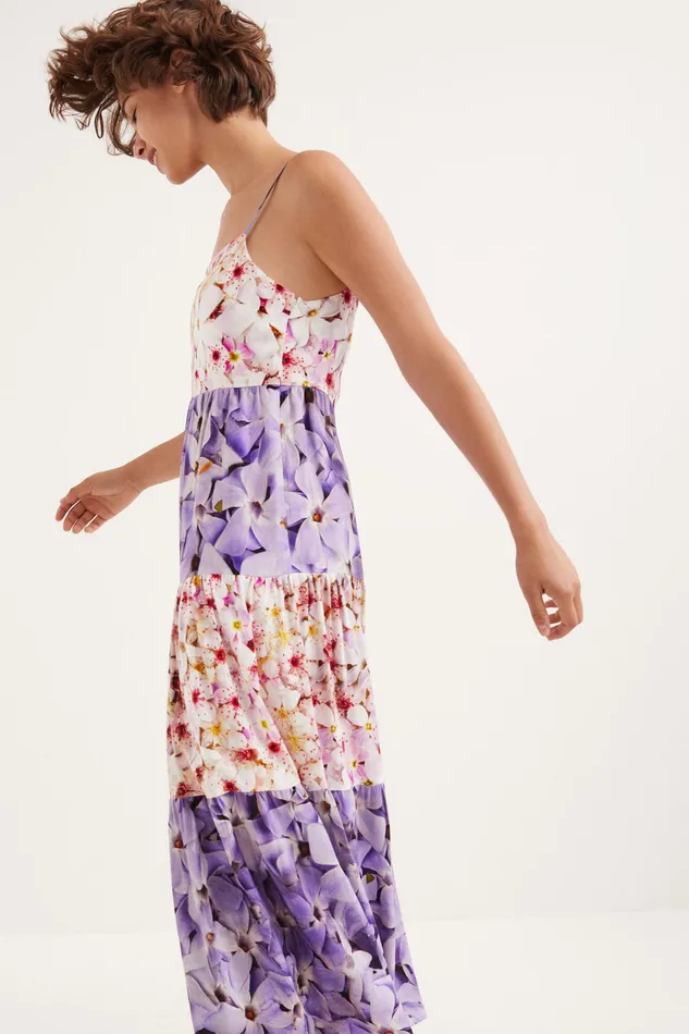 Desigual Floral Print Dress Women Dresses