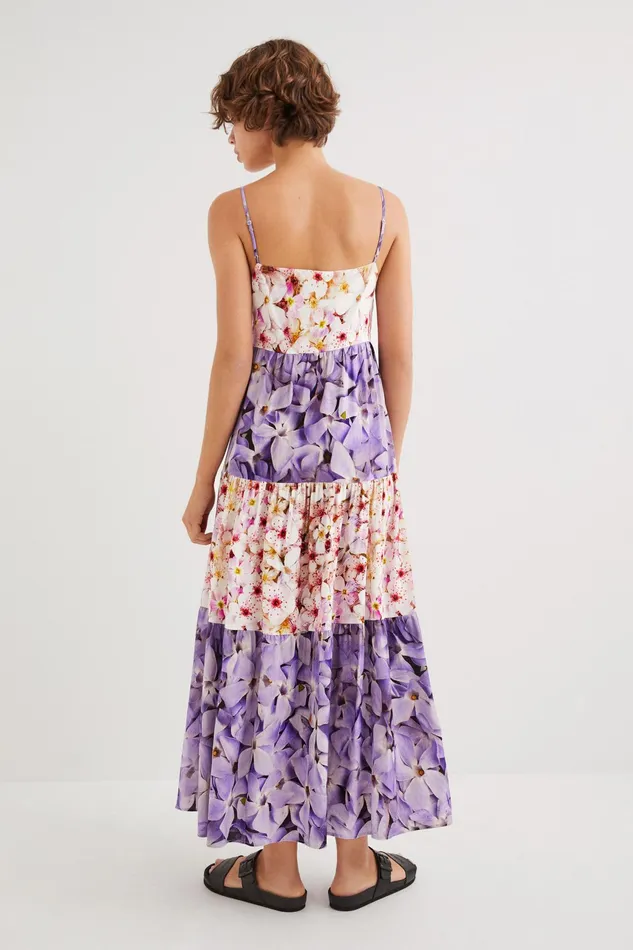 Desigual Floral Print Dress Women Dresses