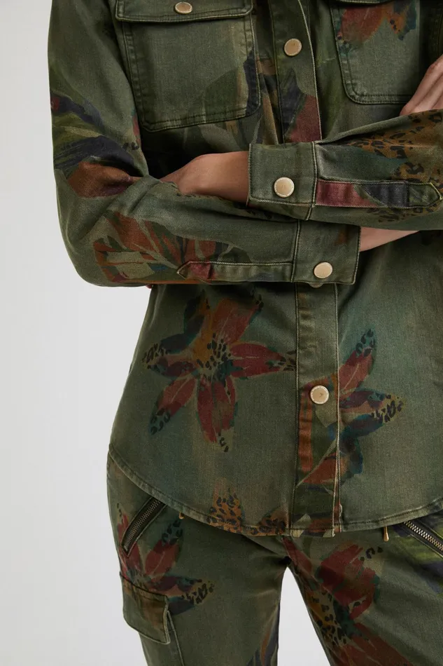 Desigual Floral Shirt Women Tops and Shirts
