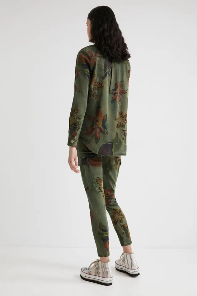 Desigual Floral Shirt Women Tops and Shirts