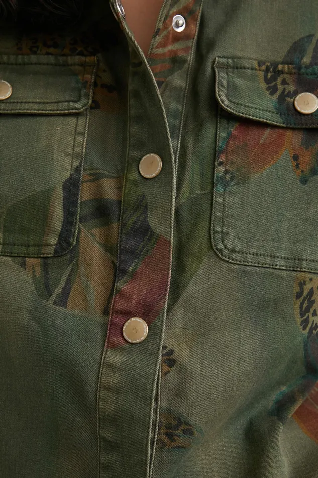 Desigual Floral Shirt Women Tops and Shirts