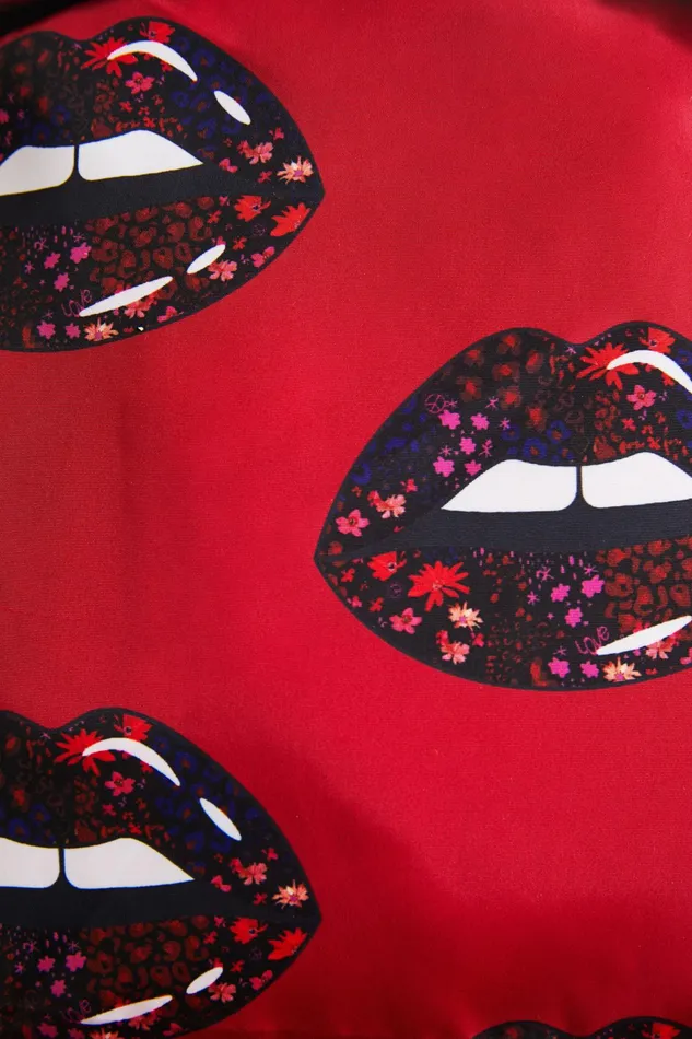 Desigual Foldable Lips Backpack Women Backpacks
