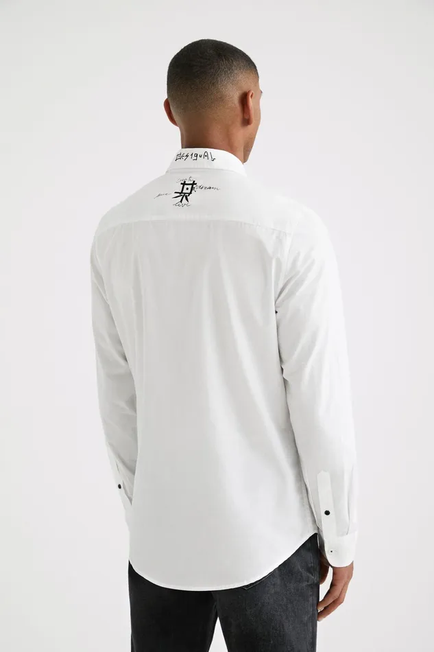 Desigual Longsleeve Symbol Shirt Mens Shirts