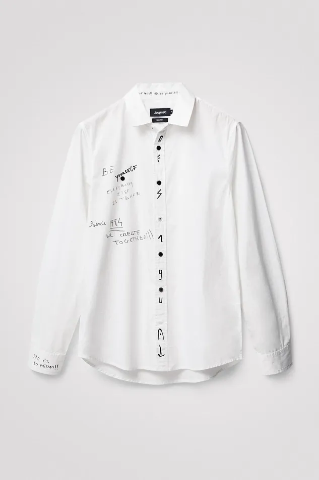 Desigual Longsleeve Symbol Shirt Mens Shirts