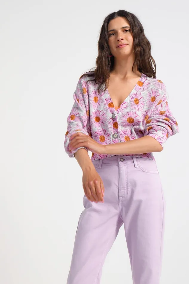 Desigual Short Daisy Cardigan Women Sweaters