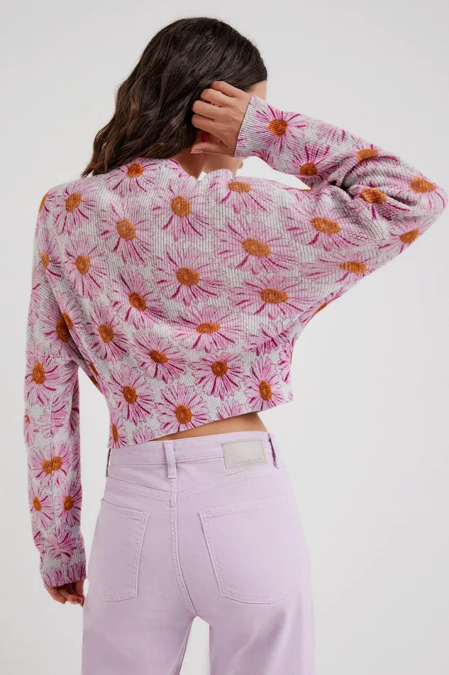 Desigual Short Daisy Cardigan Women Sweaters