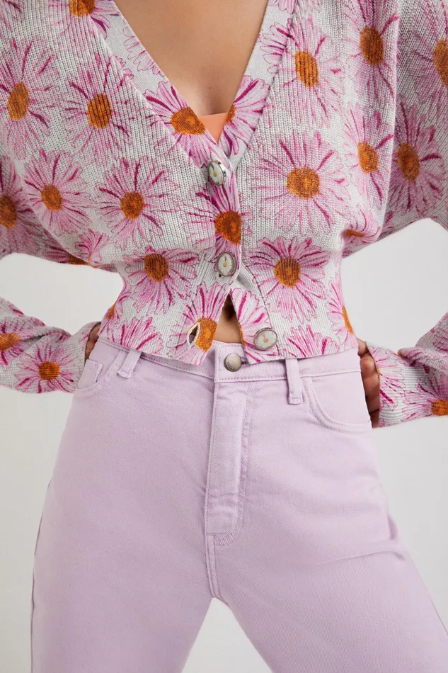 Desigual Short Daisy Cardigan Women Sweaters