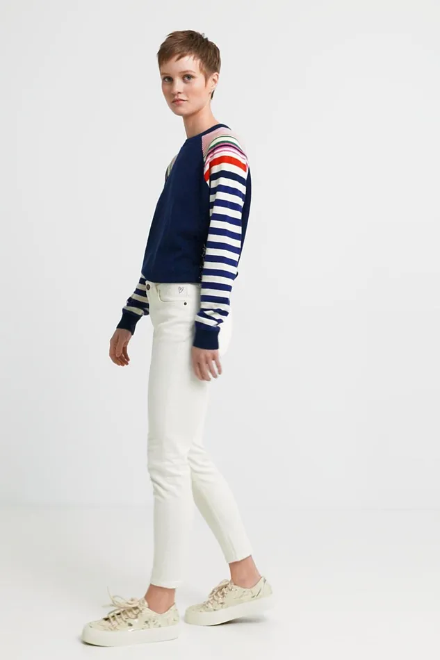 Desigual Skinny Ankle Jeans Women Jeans