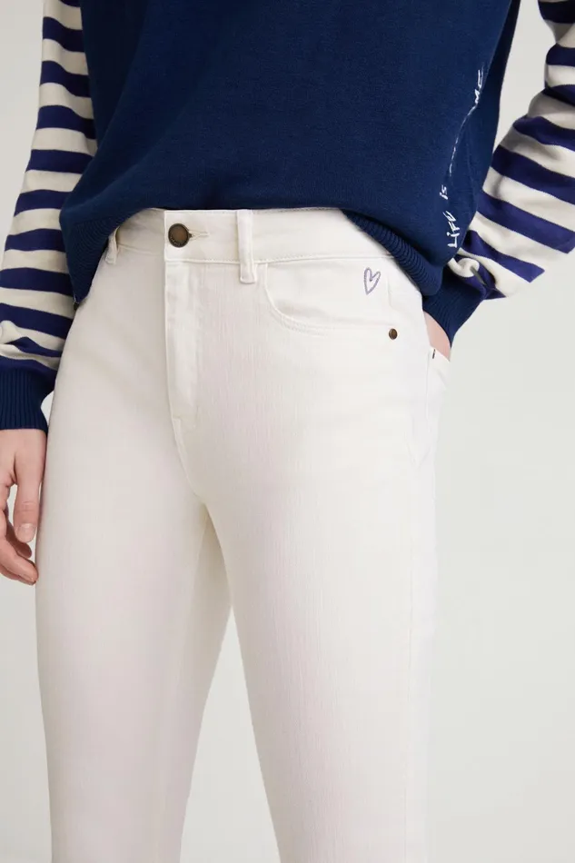 Desigual Skinny Ankle Jeans Women Jeans