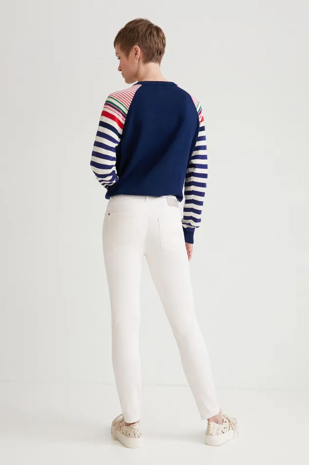 Desigual Skinny Ankle Jeans Women Jeans
