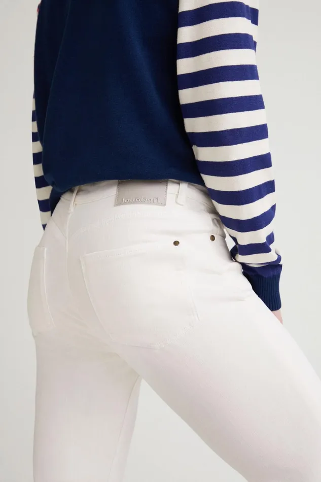 Desigual Skinny Ankle Jeans Women Jeans