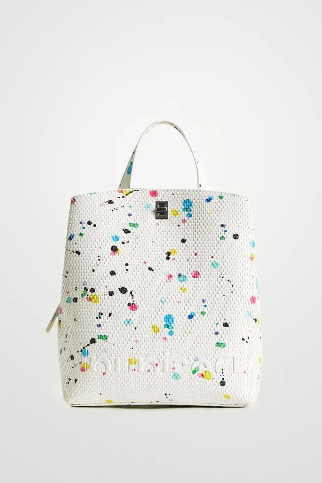 Desigual Small Braided Backpack Women Backpacks