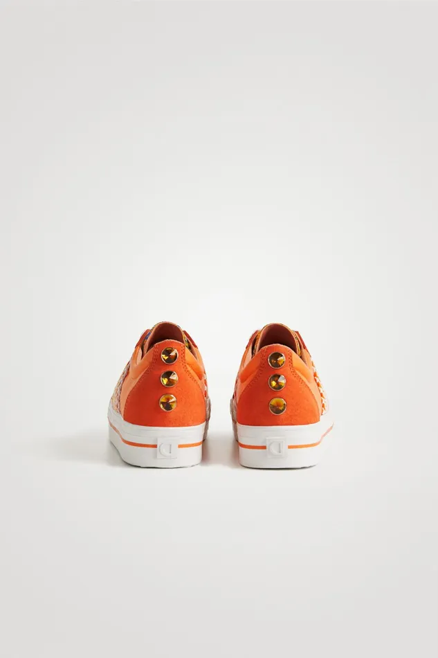 Desigual Sneakers With Ethnic Band Women Sneakers