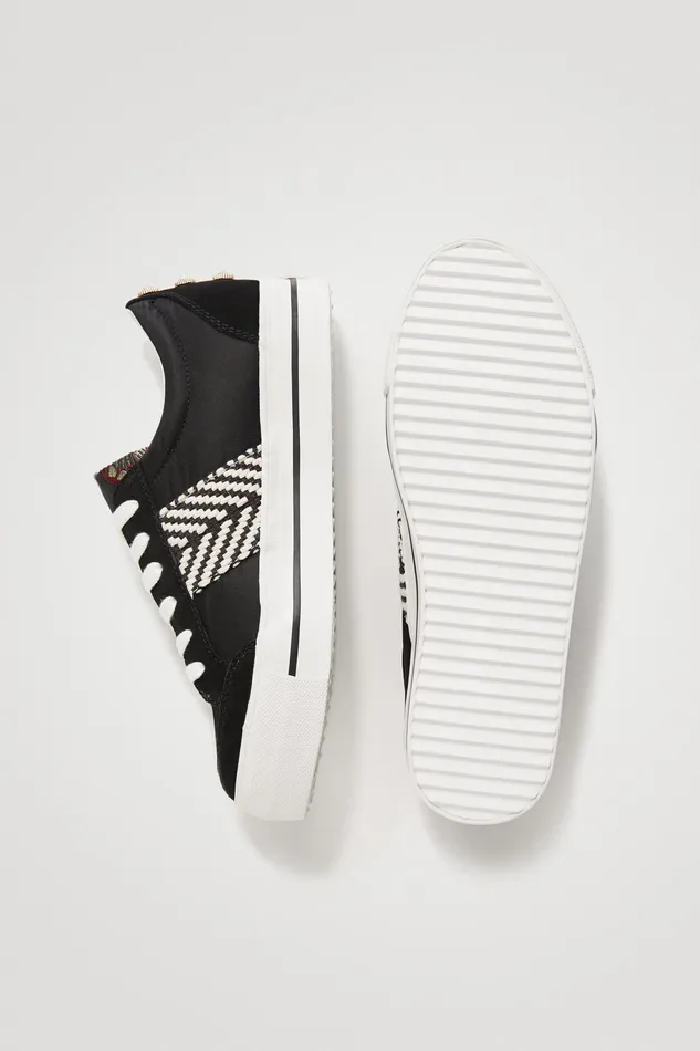 Desigual Sneakers With Ethnic Band Women Sneakers