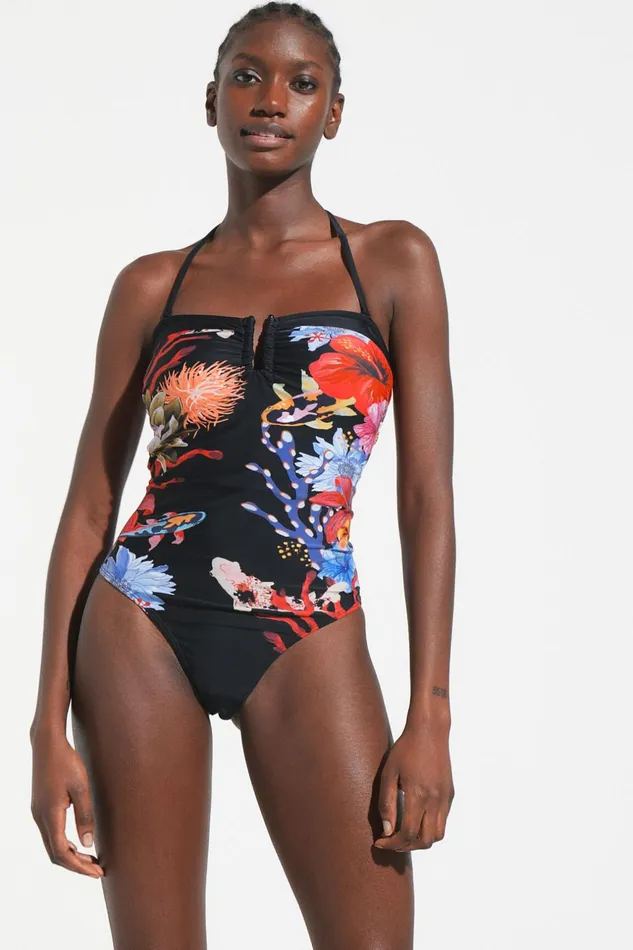 Desigual Strapless Swimsuit Women Swimwear