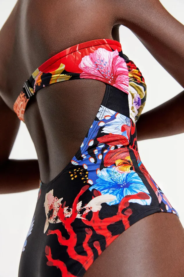 Desigual Strapless Swimsuit Women Swimwear