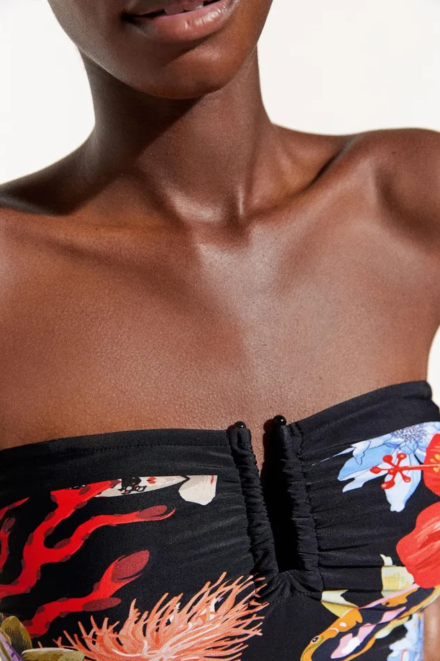Desigual Strapless Swimsuit Women Swimwear