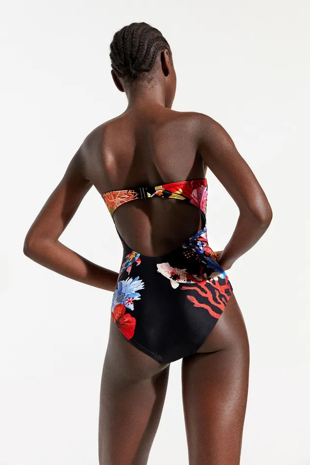 Desigual Strapless Swimsuit Women Swimwear