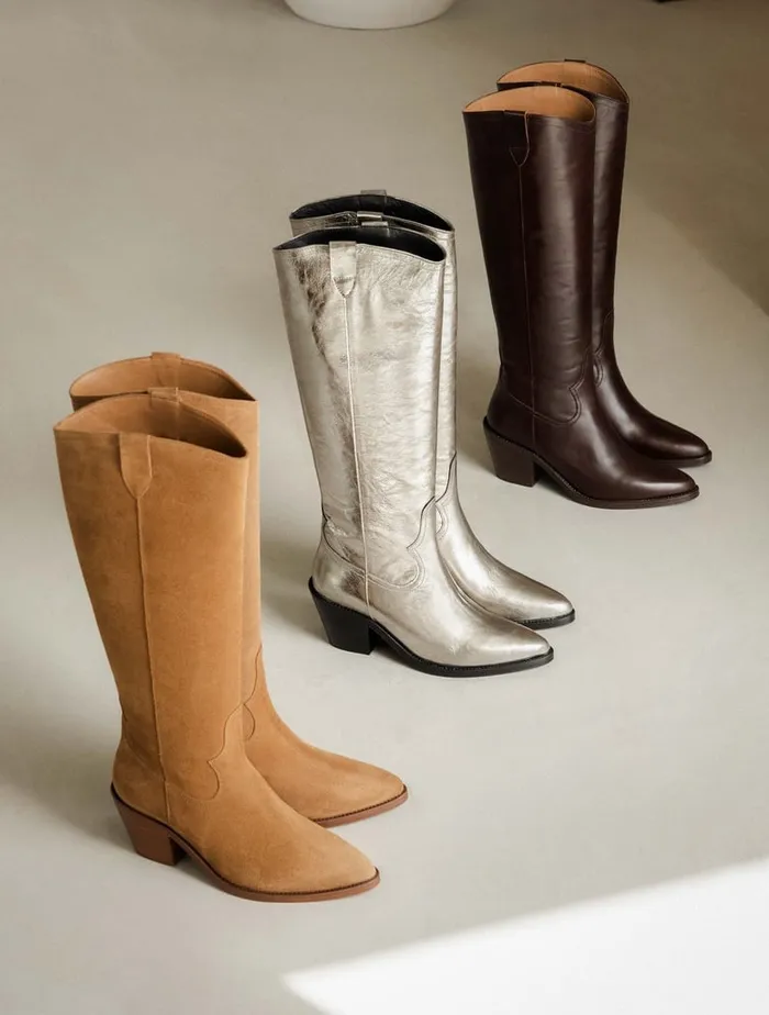 Dolores Irish Coffee Women Bobbies Knee High Boots