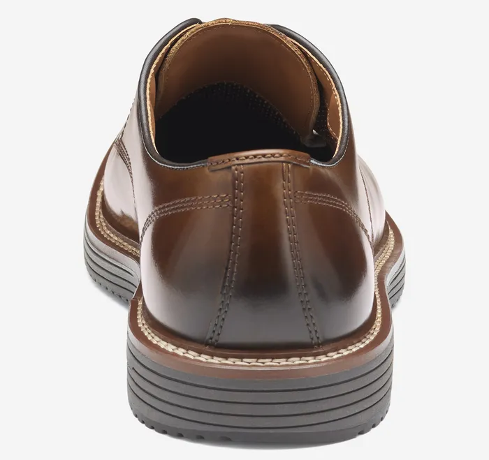 Dress Shoes Upton Plain Toe Tan Full Grain Johnston and Murphy Men