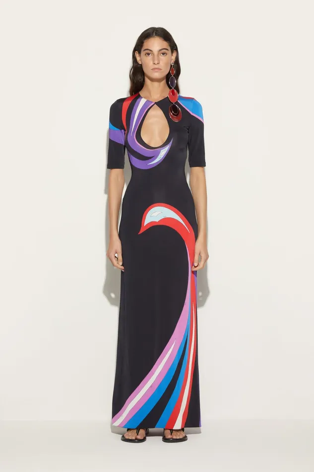 Dresses Women PUCCI CigniPrint Long Dress