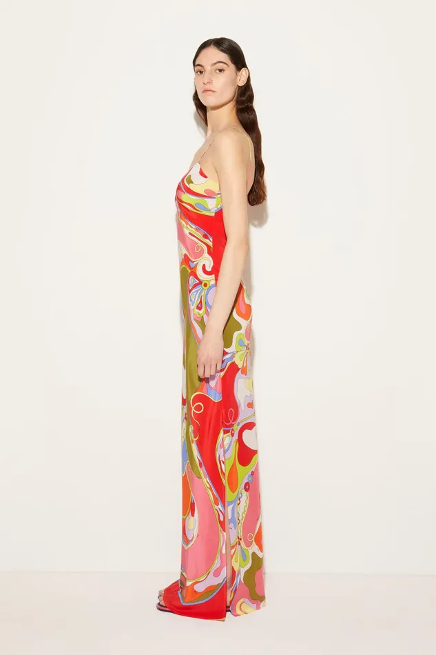 Dresses Women PUCCI OrchideePrint Silk Dress