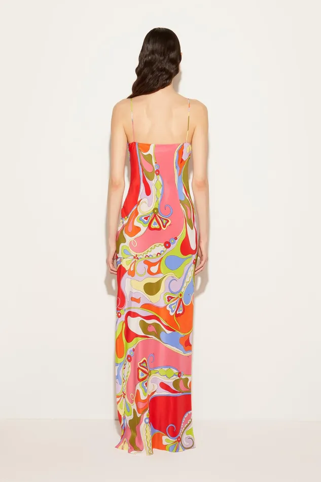 Dresses Women PUCCI OrchideePrint Silk Dress