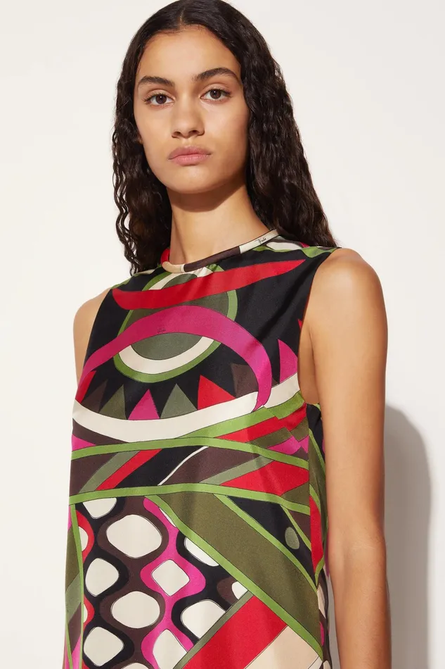Dresses Women PUCCI VivaraPrint SilkTwill Dress