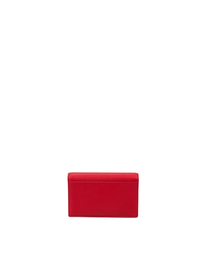 Envelope Bag In Calf Leather With Detachable Shoulder Chain Love Women Akris Shoulder Bags