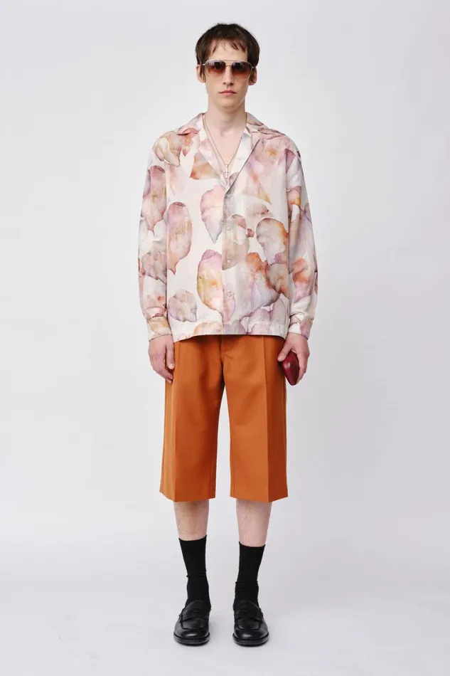 Enzo Summer AOP 8211 Multi Colour Red Men Won Hundred Shirts