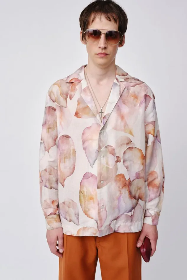 Enzo Summer AOP 8211 Multi Colour Red Men Won Hundred Shirts